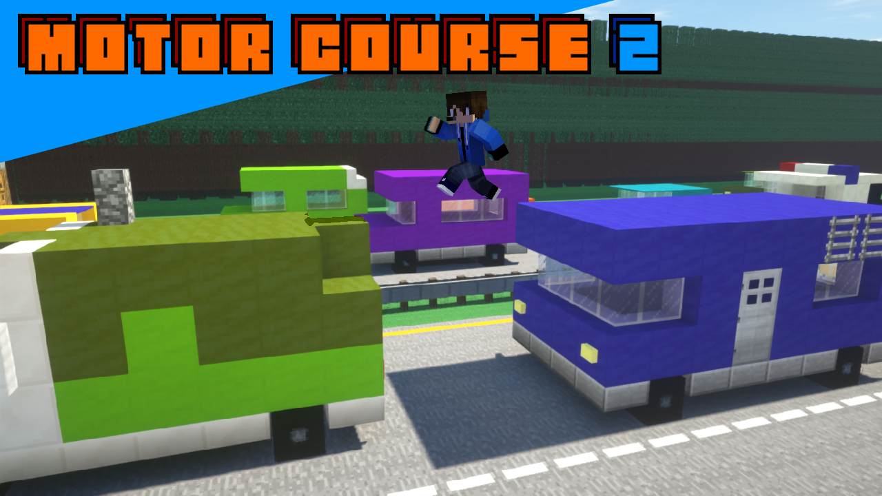 Скачать Motor Course 2 для Minecraft 1.14.3